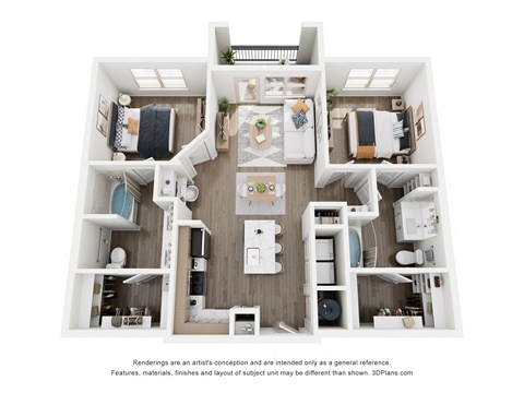 a 3 bedroom floor plan of a 2100 sq ft